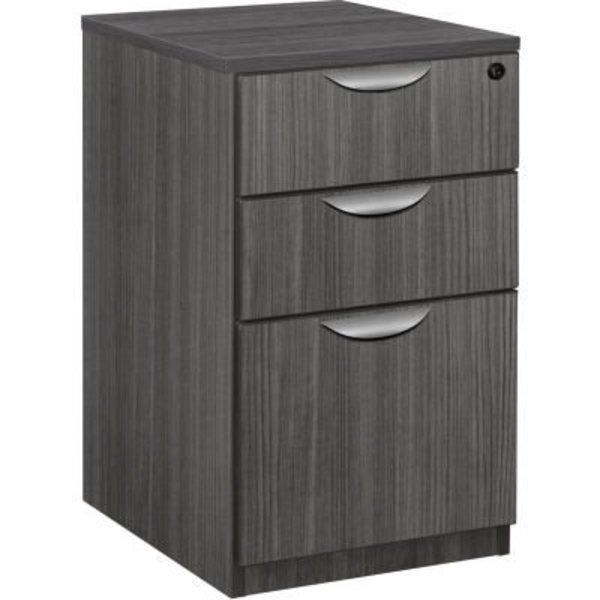 Regency Seating Regency Legacy Deskside Box Box File Cabinet, Ash Grey LPDBBF22AG